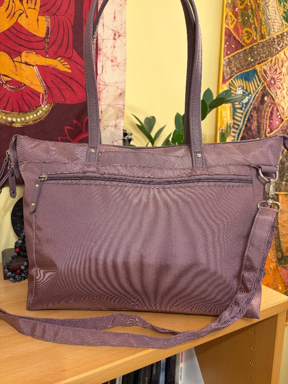 NWOT Travelpro Women's Maxlite Soft Sided Tote Bag Dusty Rose RFID Crew Carry On